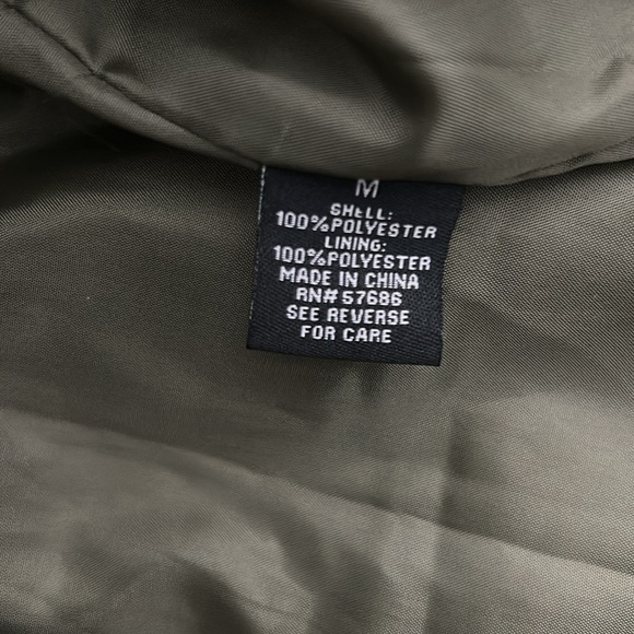 NWOT Me Jane Teddy jacket, long, olive green, women’s size medium. - Picture 7 of 7